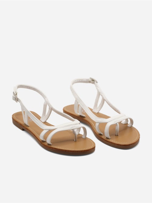 Slanke platte sandalen - Kiabi Slanke platte sandalen - Kiabi