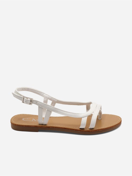 Slanke platte sandalen - Kiabi Slanke platte sandalen - Kiabi