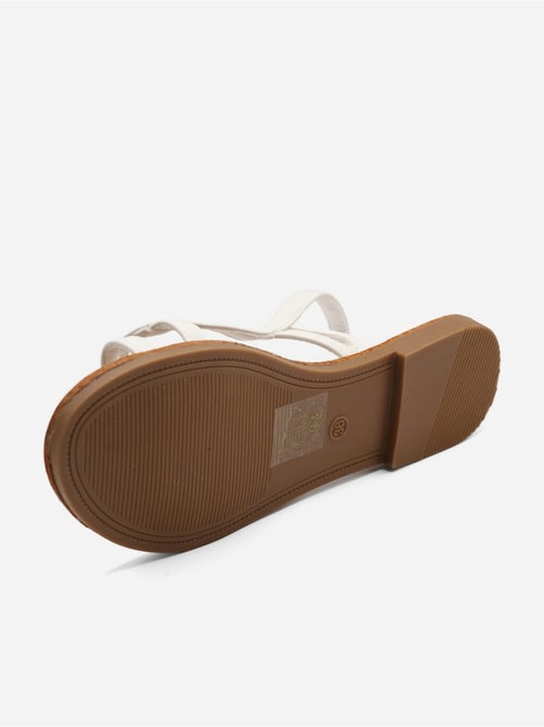 Slanke platte sandalen - Kiabi Slanke platte sandalen - Kiabi