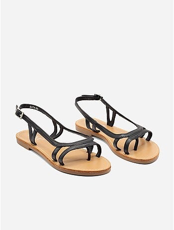 Slanke platte sandalen