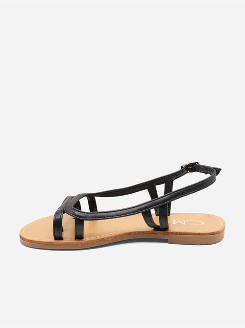 Slanke platte sandalen - Kiabi Slanke platte sandalen - Kiabi
