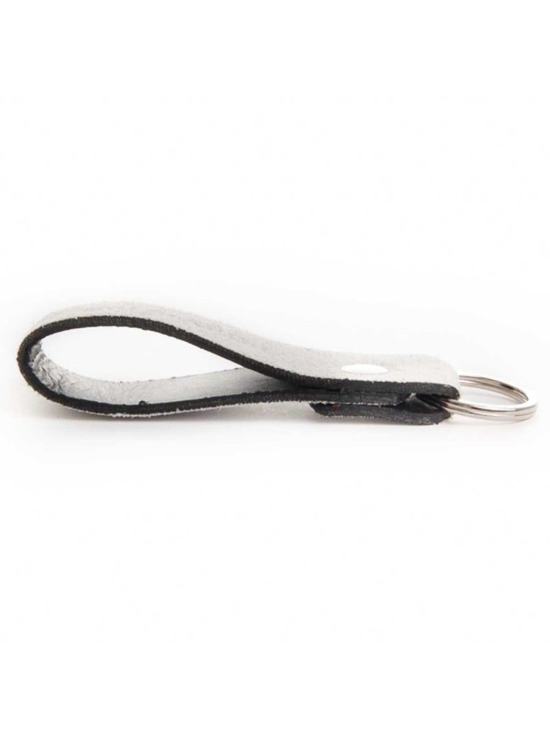 Sleutelhanger Natuurlijk Leer Purapiel Wit - Kiabi