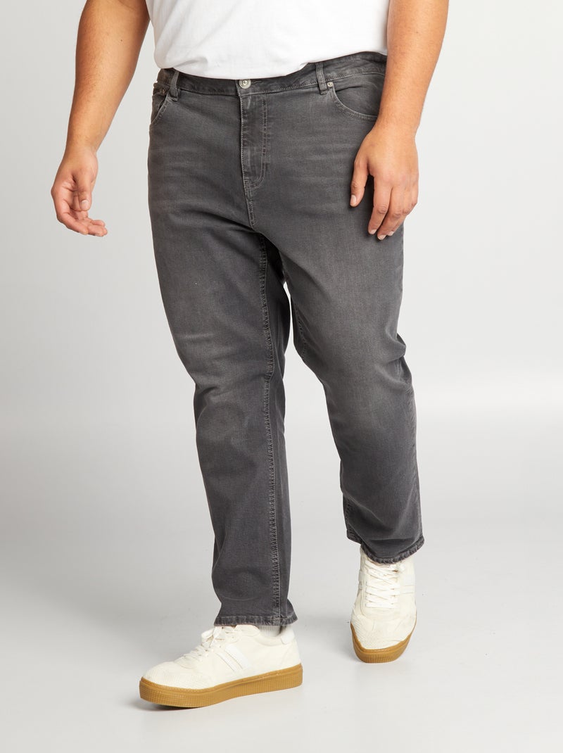 Slim-fit 5-pocket-jeans - L30 GRIJS - Kiabi