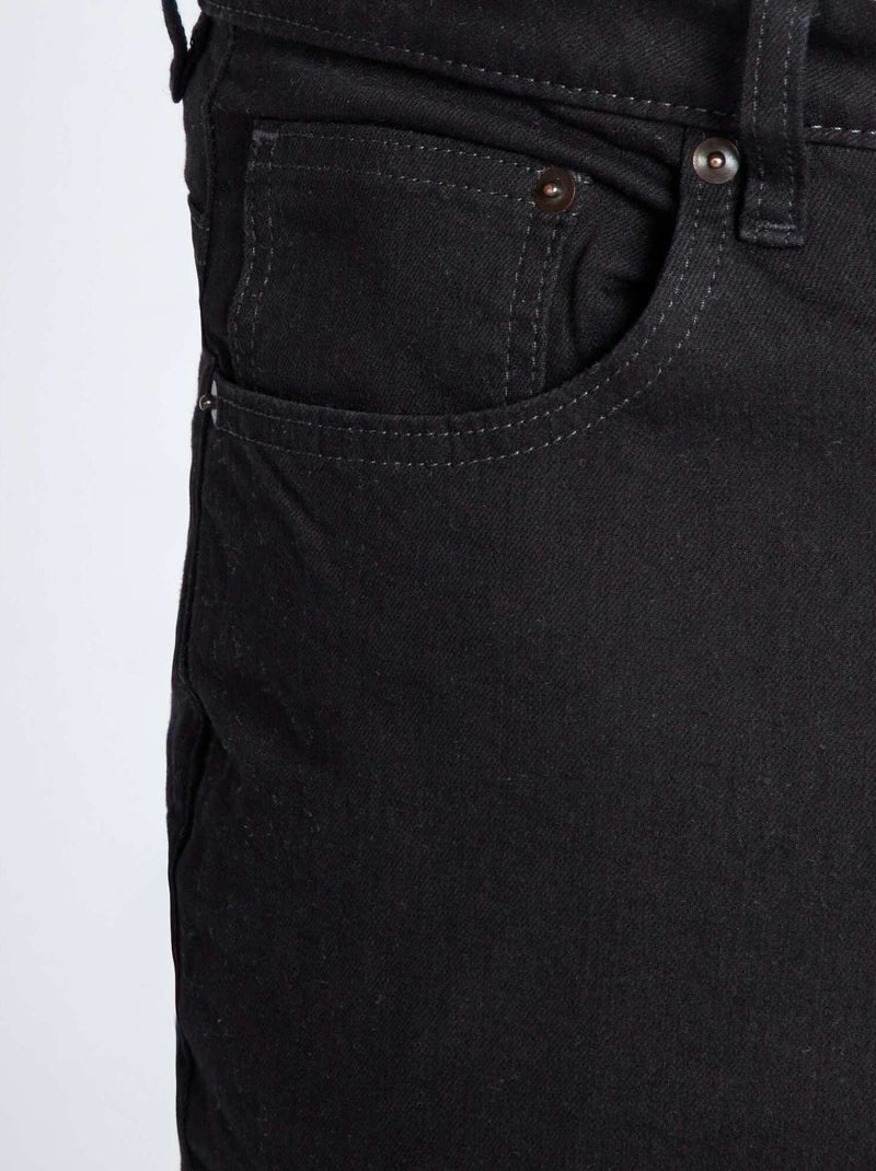 Slim-fit 5-pocket-jeans - L30 ZWART - Kiabi