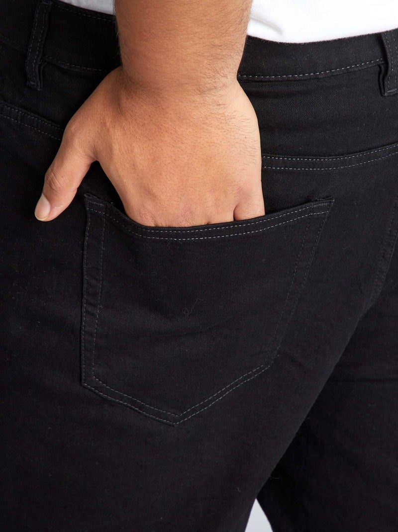 Slim-fit 5-pocket-jeans - L30 ZWART - Kiabi