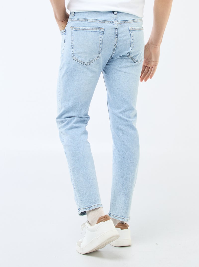 Slim-fit 5-pocket-jeans - L34 Blauw - Kiabi