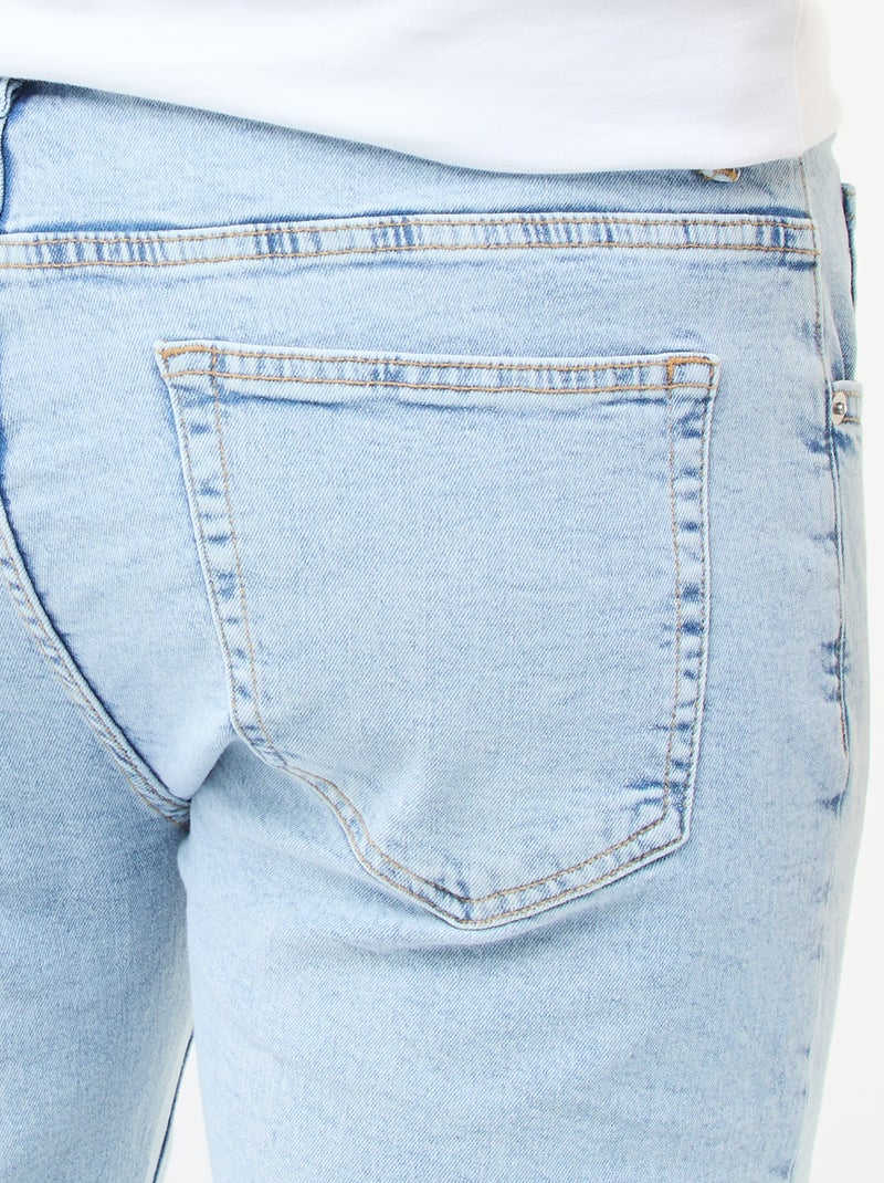Slim-fit 5-pocket-jeans - L34 Blauw - Kiabi