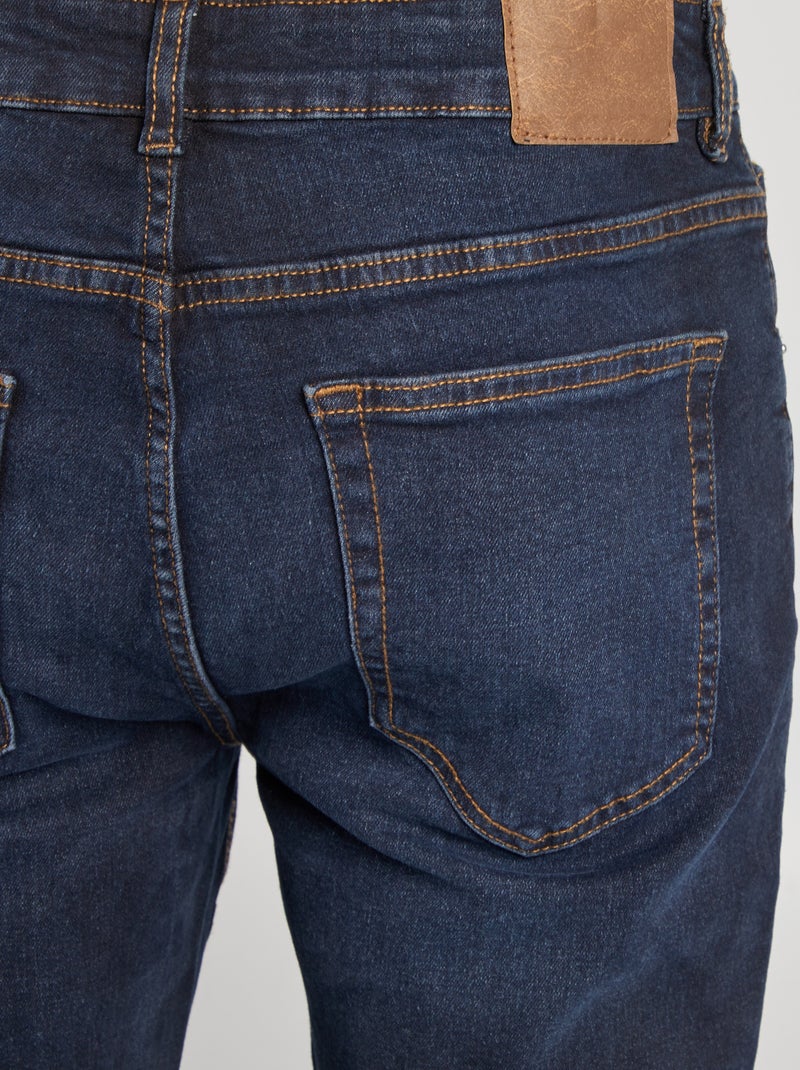 Slim-fit 5-pocket-jeans - L34 BLAUW - Kiabi
