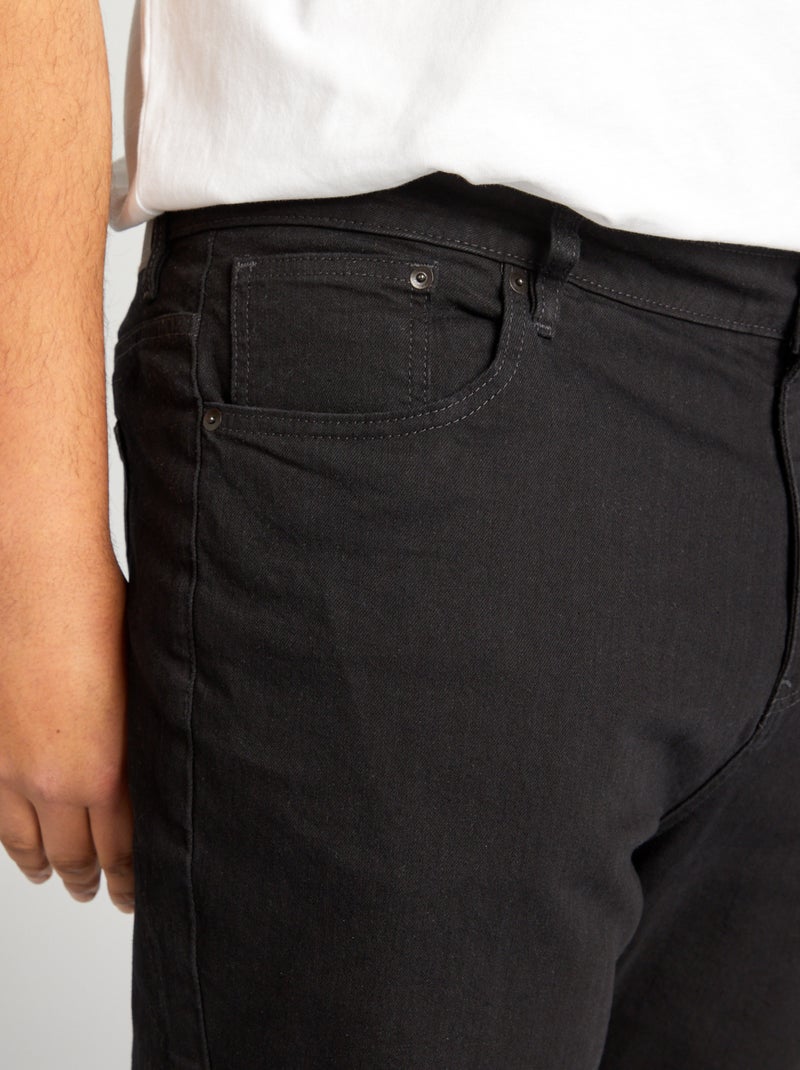 Slim-fit 5-pocket-jeans - L34 ZWART - Kiabi