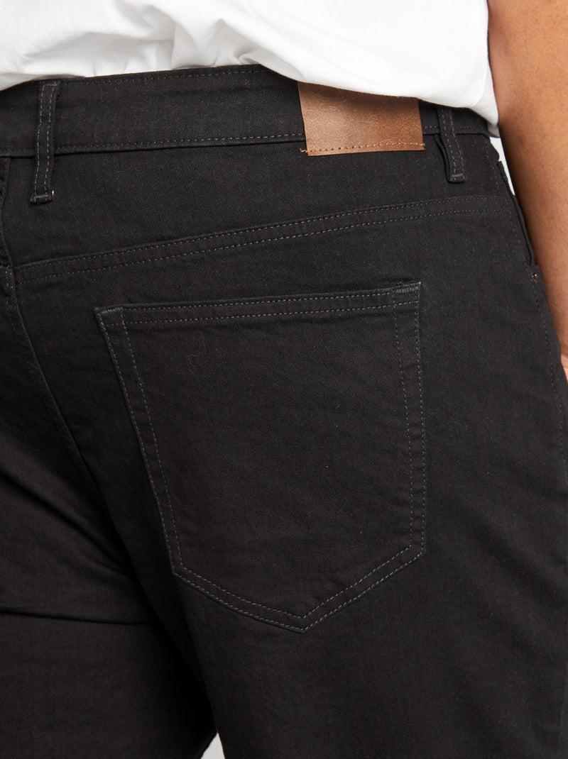 Slim-fit 5-pocket-jeans - L34 ZWART - Kiabi