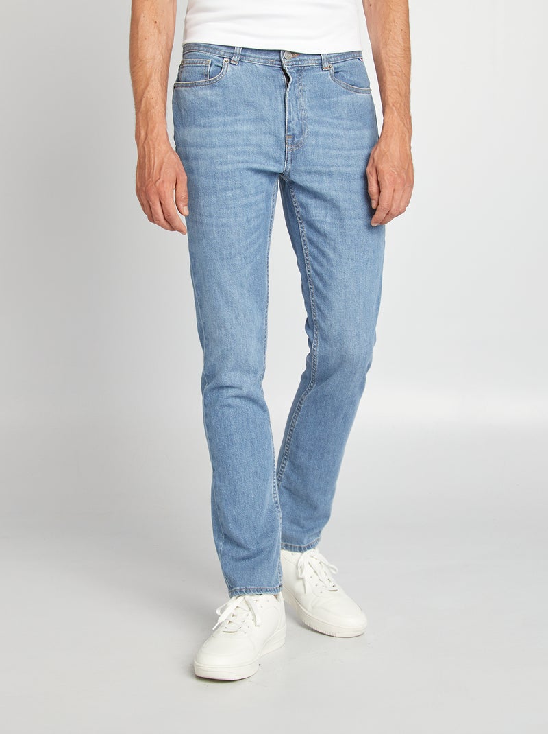 Slim-fit 5-pocket-jeans - Van Franse makelij BLAUW - Kiabi