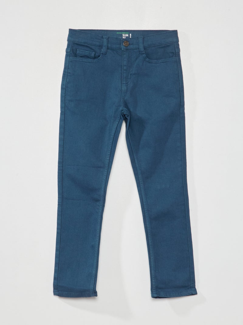 Slim-fit 5-pocket-jeans BLAUW - Kiabi