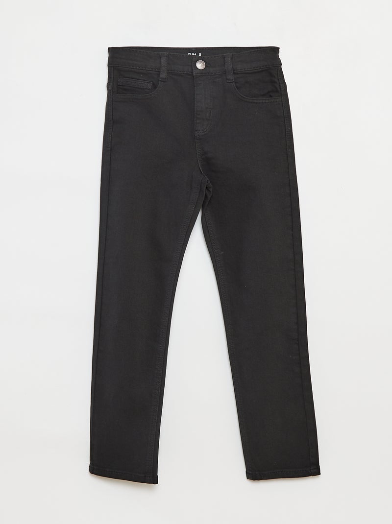 Slim-fit 5-pocket-jeans Zwart - Kiabi