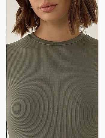 Slim fit body met lange mouwen en ronde hals hiccup