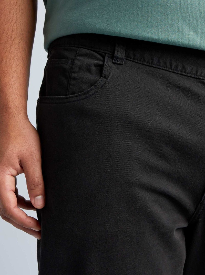 Slim-fit broek L30 zwart - Kiabi