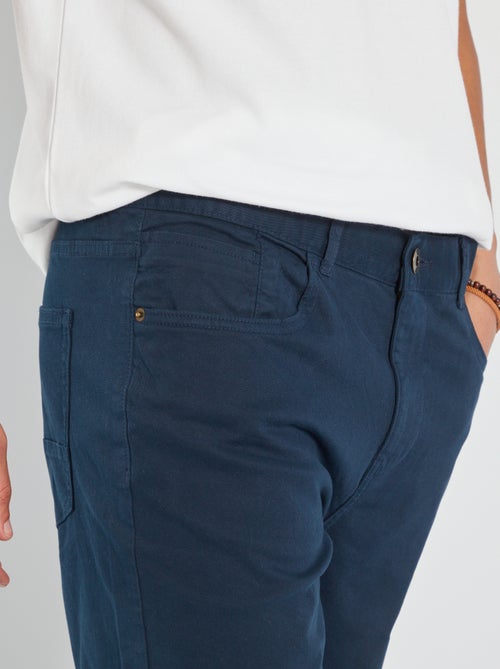 Slim-fit broek L36, voor personen die langer zijn dan 1m90 - Kiabi