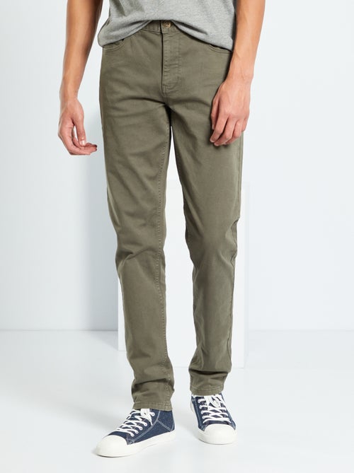 Slim-fit broek L36, voor personen die langer zijn dan 1m90 - Kiabi