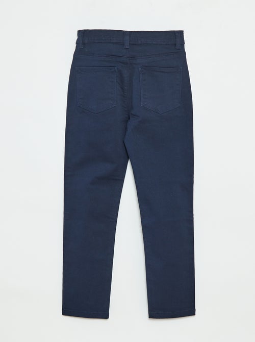 Slim-fit broek met 4 zakken - Kiabi