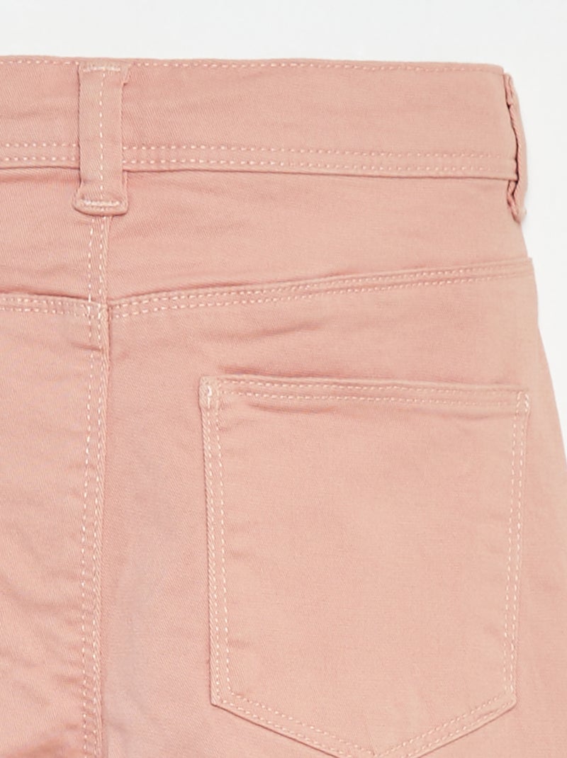 Slim-fit broek met 4 zakken Rose - Kiabi