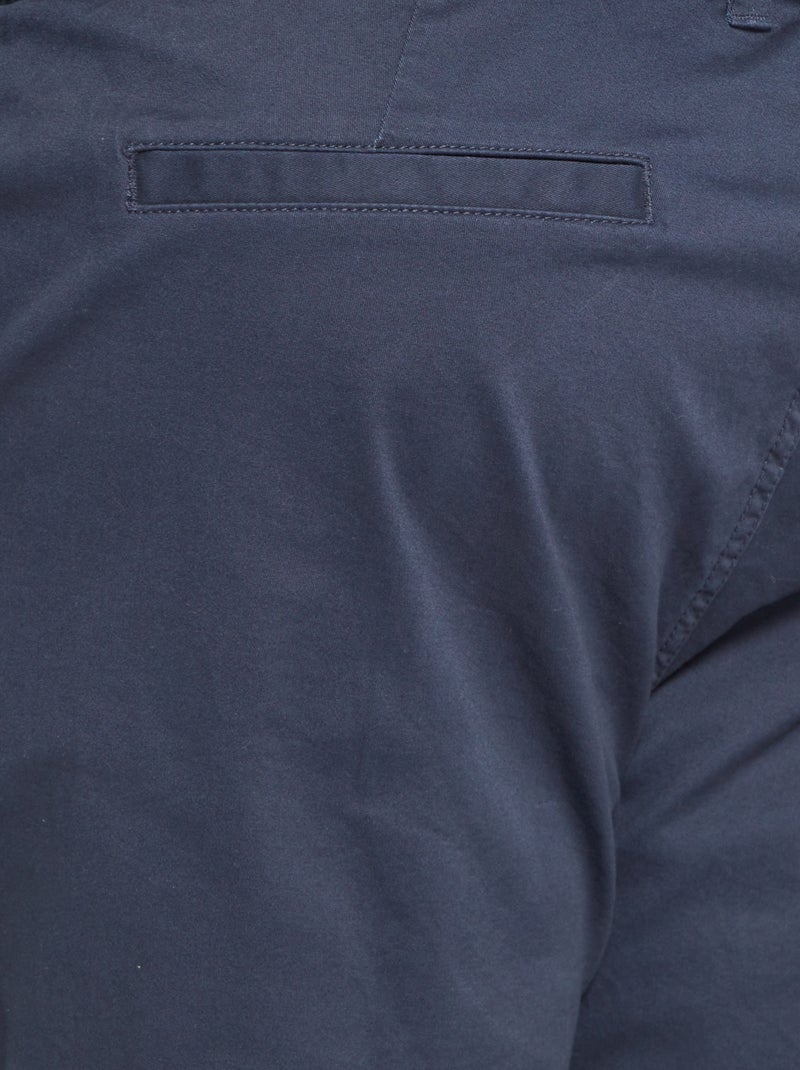 Slim fit chino - L32 BLAUW - Kiabi