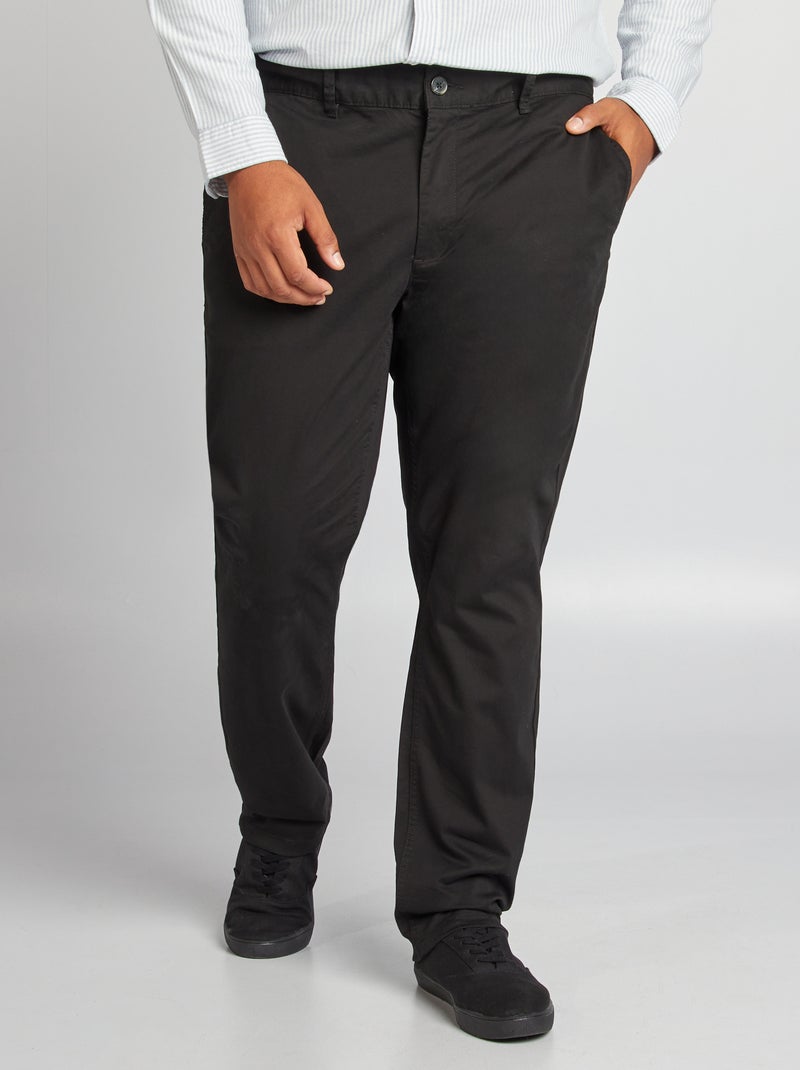 Slim fit chino - L32 zwart - Kiabi