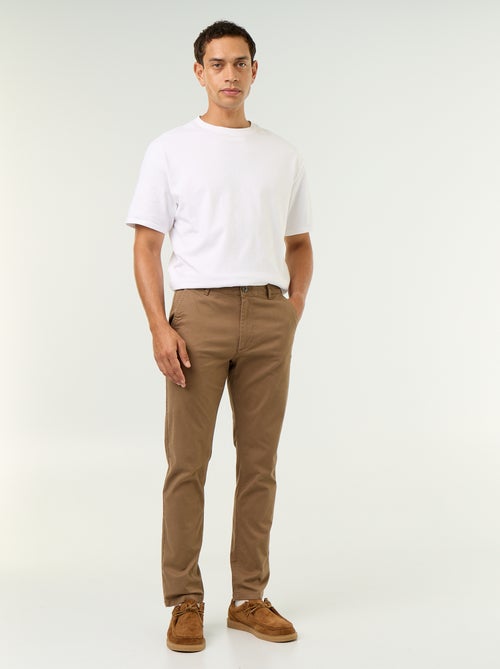 Slim-fit chino - Kiabi Slim-fit chino - Kiabi