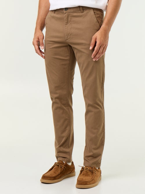Slim-fit chino - Kiabi Slim-fit chino - Kiabi