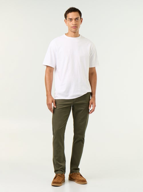 Slim-fit chino - Kiabi Slim-fit chino - Kiabi