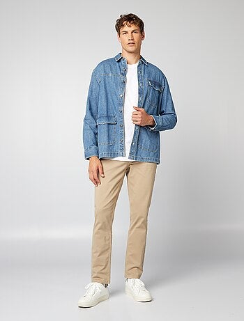Slim-fit chino met 5 zakken - L32
