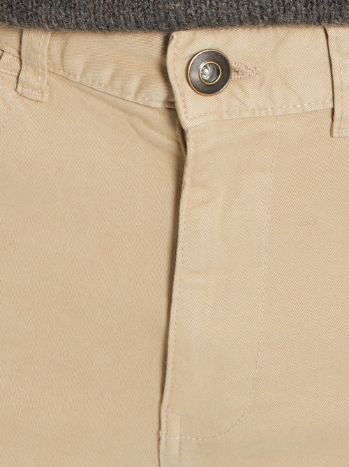 Slim-fit chino met 5 zakken - L32 - Kiabi