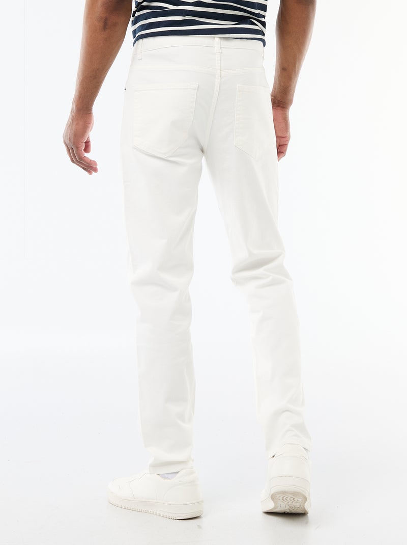 Slim-fit chino met 5 zakken - L32 Biege - Kiabi