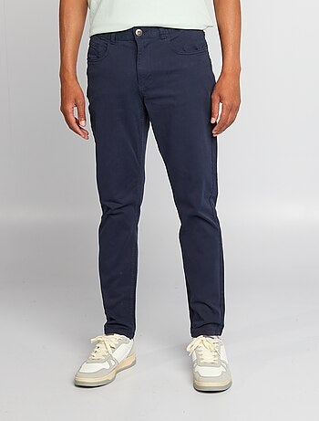 Slim-fit chino met 5 zakken - L32