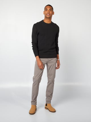 Slim-fit chino met 5 zakken - L32