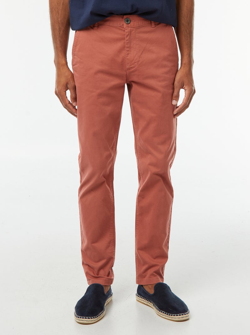 Slim-fit chino Rose - Kiabi