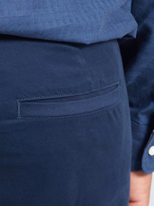 Slim-fit chinobroek L30 - Kiabi