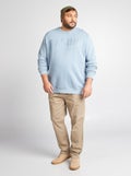 Slim-fit chinobroek L30 BRUIN - Kiabi