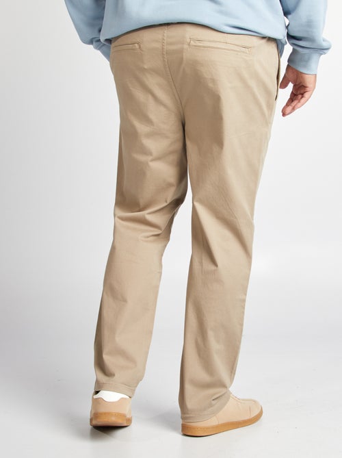 Slim-fit chinobroek L30 - Kiabi