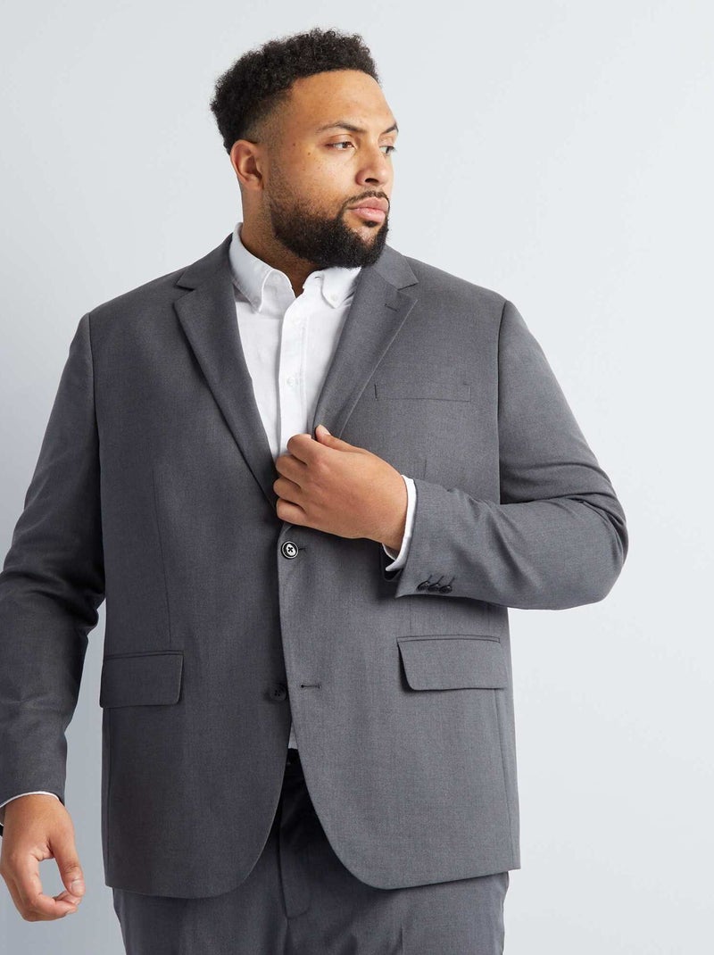 Slim-fit colbert GRIJS - Kiabi