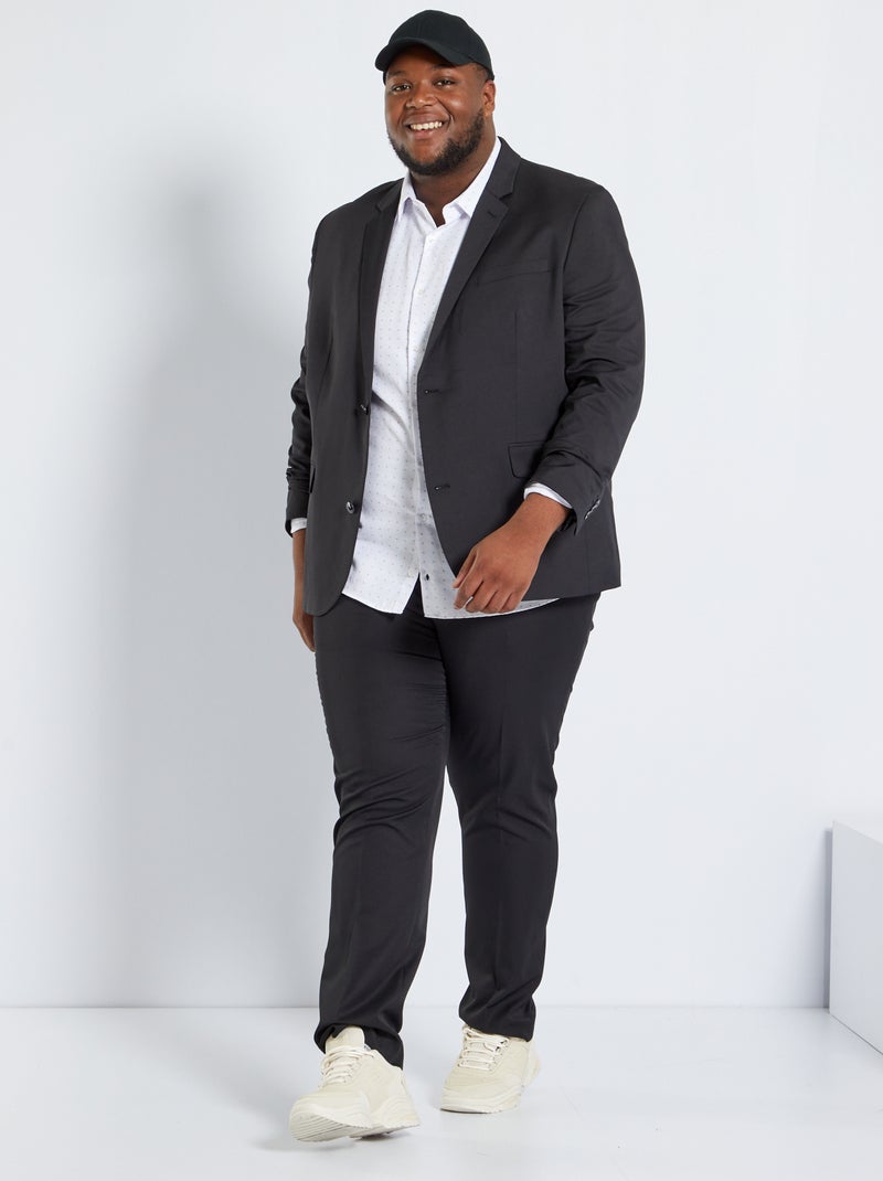 Slim-fit colbert zwart - Kiabi