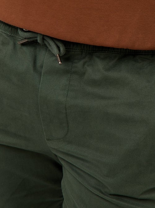 Slim-fit effen joggingbroek - Kiabi