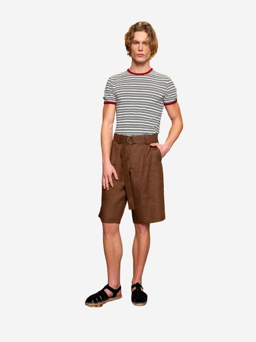 Slim fit gestreept t-shirt met ronde hals giesto - Kiabi Slim fit gestreept t-shirt met ronde hals giesto - Kiabi