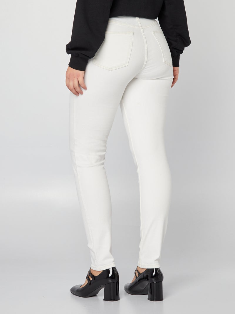 Slim-fit jeans - 28L WIT - Kiabi