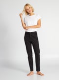 Slim-fit jeans - 28L ZWART - Kiabi