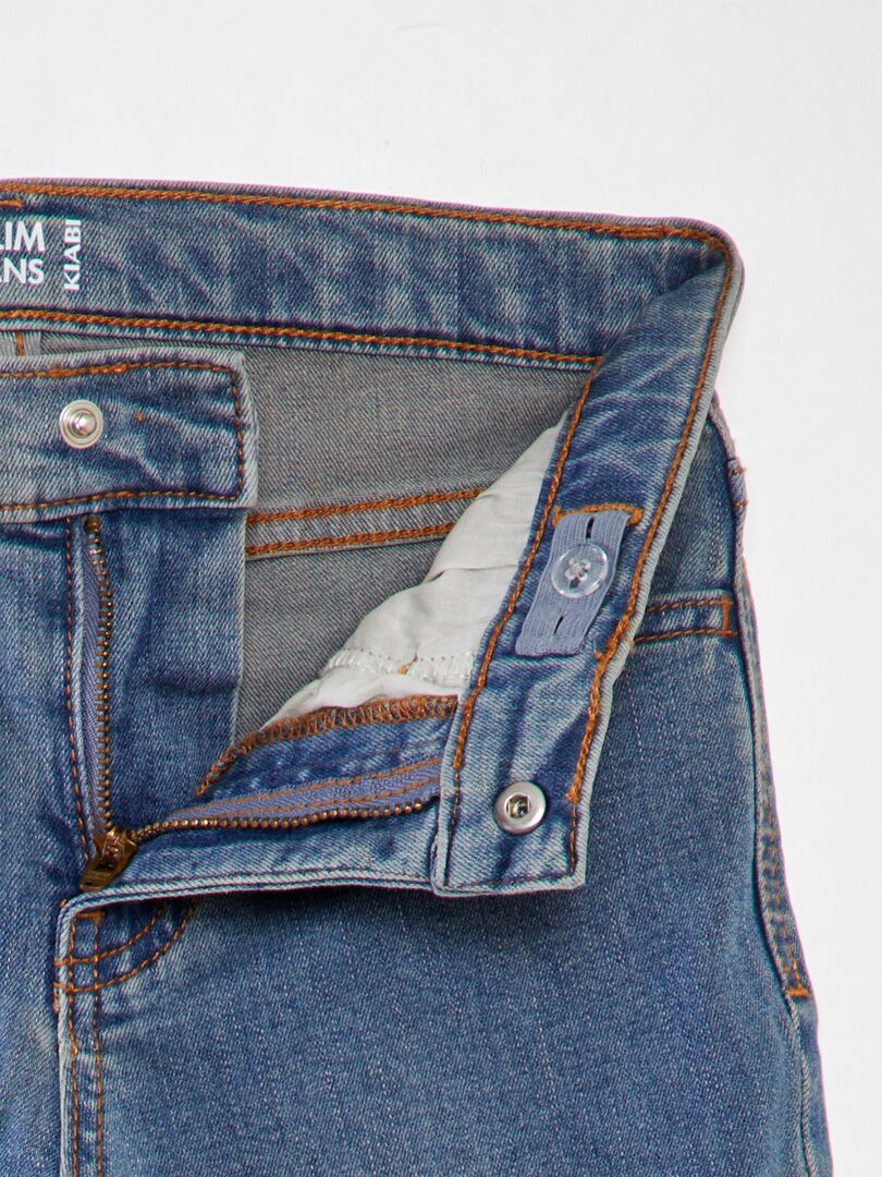 Slimfit jeans 5 zakken BLAUW Kiabi 9.50€
