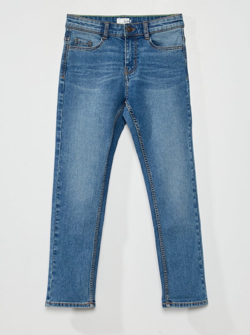 Slim-fit jeans - Comfortabel model BLAUW - Kiabi
