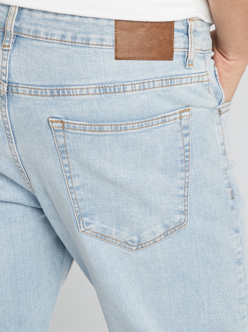 Slim-fit jeans - L32 BLAUW - Kiabi