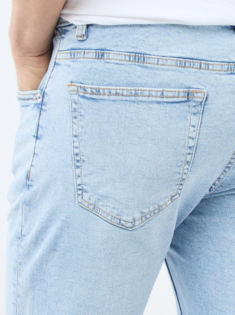 Slim-fit jeans - L32 Blauw - Kiabi