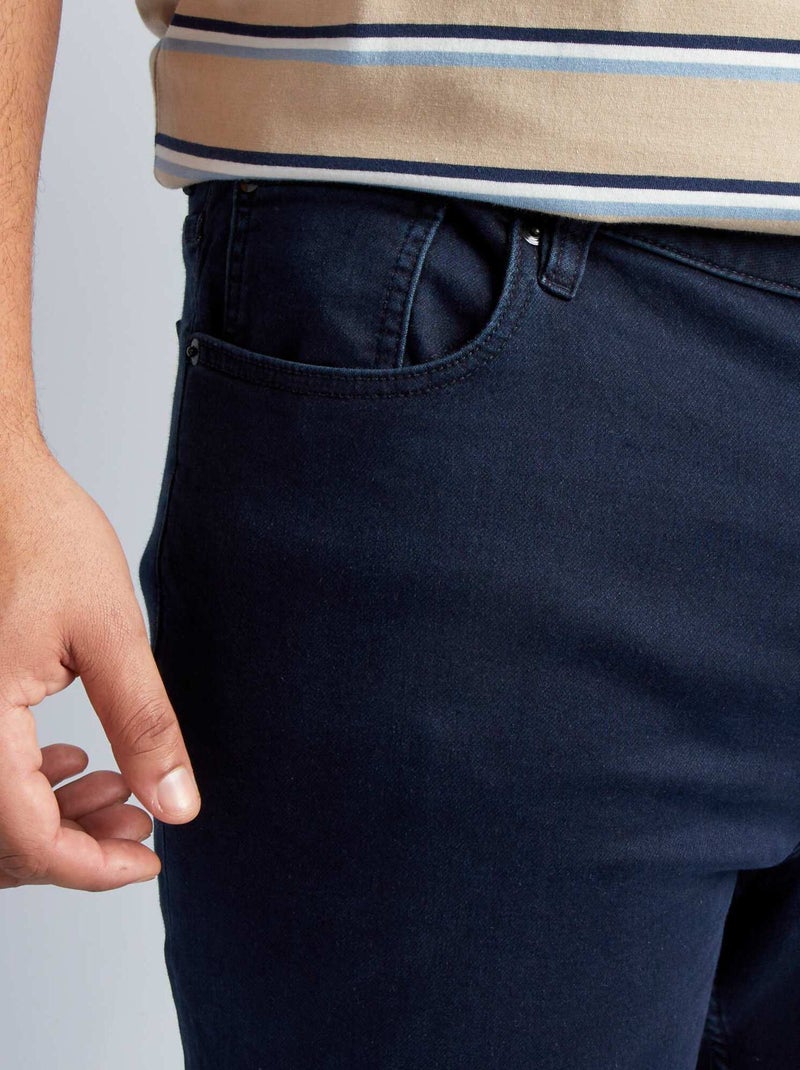 Slim-fit jeans - L32 blauw zwart - Kiabi