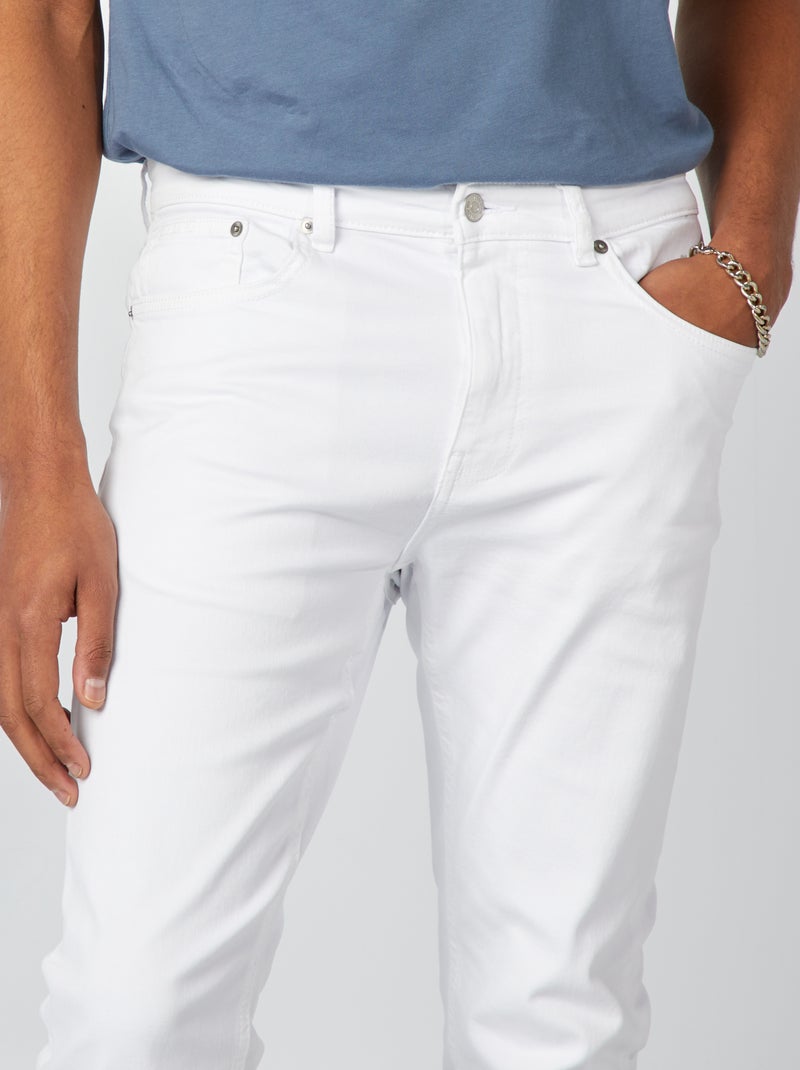 Slim-fit jeans - L32 wit - Kiabi