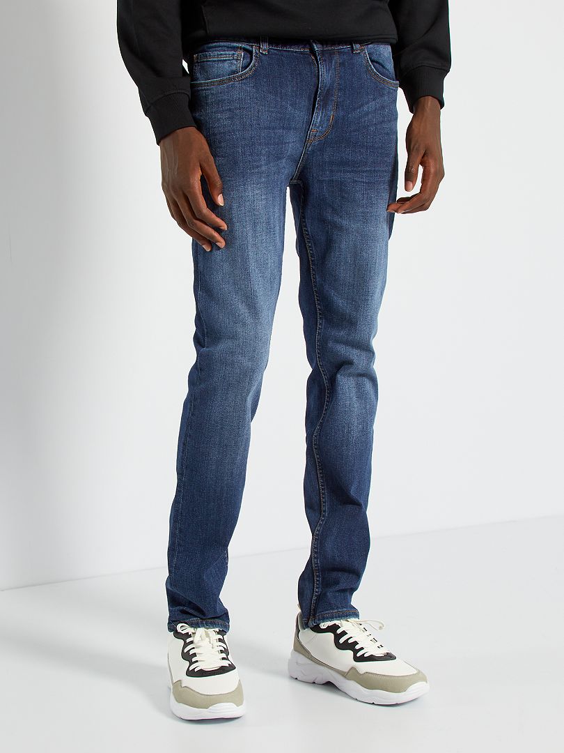 Slim-fit jeans L32 BLAUW - Kiabi